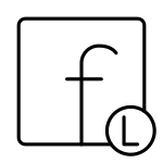 Facebook Lite SVG Icon